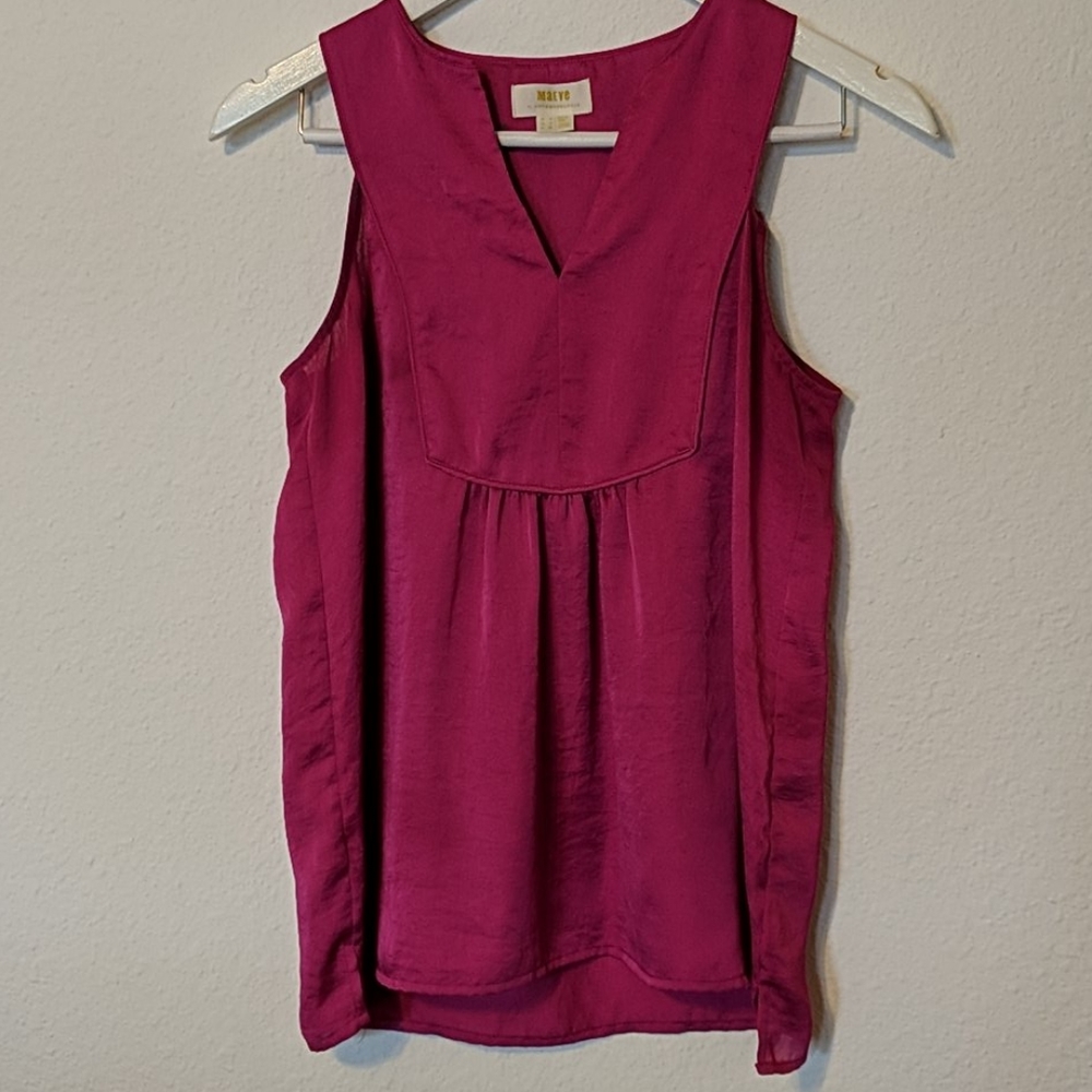Anthropolgie Maeve Weekend Getaway Blouse sz 0 - Picture 5 of 16